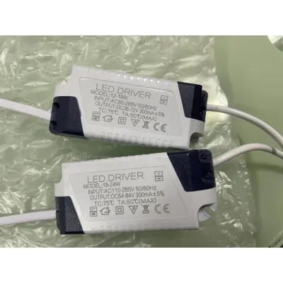 【Ready Stock】Led Driver 8-12w 12-18w 18-24w AC-DC Power Supply For Led Panel Light Led Ballast Led Transformer