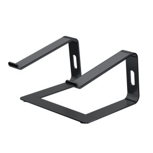 [✅SG Ready Stock] Laptop Stand Aluminium Notebook Stand Desk Macbook Pro Air Holder Stand Ergonomic Notebook Riser - Black Silver Cooler