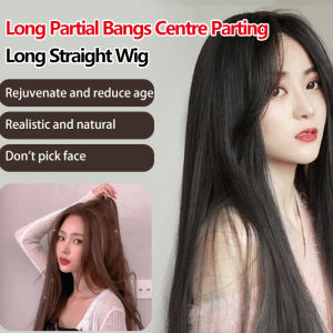 [Additional purchase discount]Full head wig sets middle parting fashion long hair ladies wig 八字刘海蓬松自然逼真假发