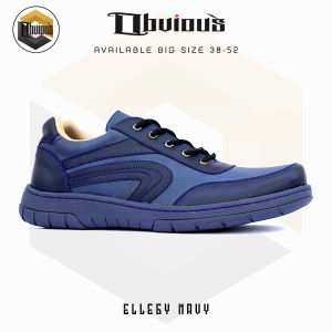 Sepatu Pria Dewasa Sneakers Kasual Kerja Pesta Jumbo Big Size 39-50 OBVIOUS