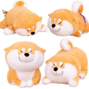 Adorable Japan Shiba Inu Dog Stuffed Animals Plushie Lying Puppy Toy Cartoon Hug Throw Pillow Nap Sleep Bed Cushion Gift For Boy2026