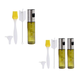 100ml Oil Sprays Bottle With Measurement Scale Light Blocking Design For Precise Cooking Oil Dispensing And Kitchen Use