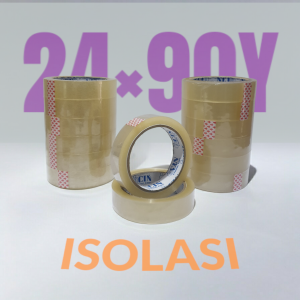 Isolasi-Lakban Kecil Nawa-Ocin Tape isi 6 PCS 24 mm x 90 yard ( 1 inch) Termurah Bisa cod!!!
