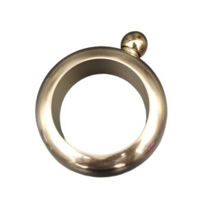 NCNC 304 SS Vòng tay flagon Di động 3.5oz Chai Rượu thiết kế vòng tay Độc đáo Phong cách Bình đựng rượu sành điệu Whiskey