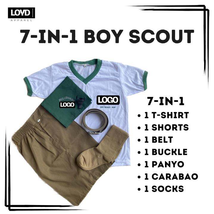 LOYDAPPAREL BSP Boy Scout Uniform Type B | Set Of Uniform | Lazada PH