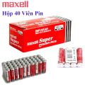 [HCM]Hộp 40 Viên Pin Tiểu AA (2A) Maxell Super Đỏ 1.5V. 