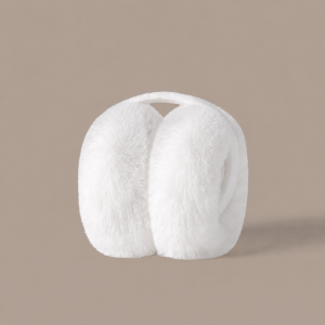 CHTM32 Warm Winter Earmuffs Faux Fur Folding Earflap Protection Fashion Portable Plush Earmuffs for Men Women