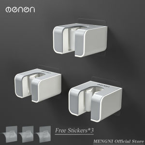 MENGNI High Quality Mop Broom Holder Wall Mounted Household Adhesive Storage Kitchen Hanger Mop Hook Organizer Bathroom Accessories set