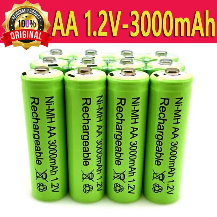 High Capacity AA 1.2V 3000mAh NiMH Rechargeable Battery AA Rechargeable