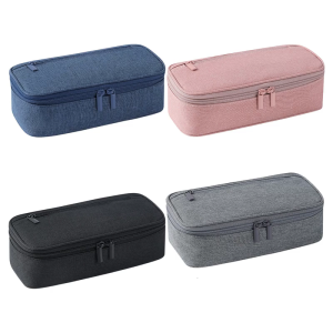 Solid Color Pencil Case Large Capacity Pencil Holders Aesthetic Pen Bag Simple Pencil Pouch School Office Supplies