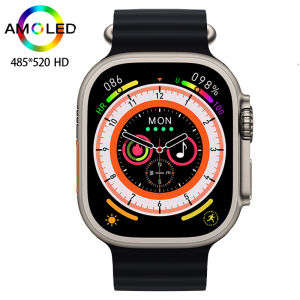 2023 Hello Watch 3 plus Màn hình Amoled 2.04 inch 4GB Đồng hồ thông minh Bluetooth Call Men Compass Series 8 Women Smartwatch Tặng hộp đựng đồng hồ và màng bảo vệ