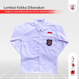 Seragam SD Baju Putih panjang