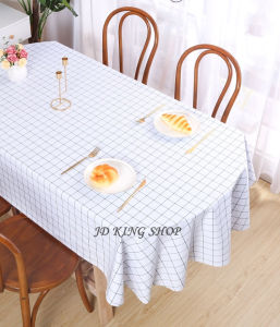 Kitchen Tablecloth Rectangular Table Cloth Waterproof Oilproof 90x137cm PVC Cover Protector Checkered Design home