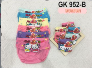 BURSON 12Pieces  childrens/girls character underwear 8-12years old