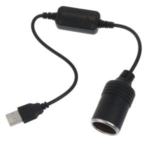 5V 2A USB To 12V Lighter Socket USB Male to Female Lighter Adapter Converter Car Electronics Accs