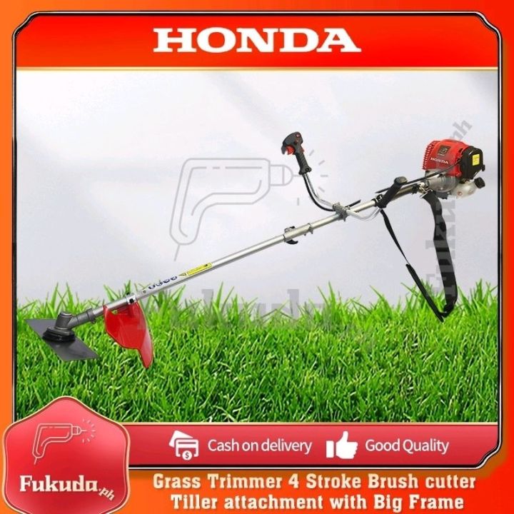 Honda Grass Trimmer 4 Stroke Brush cutter Tiller attachment with Big ...