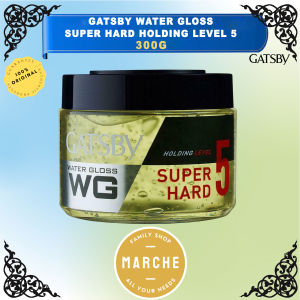 GATSBY Water Gloss Super Hard Holding Level 5 Hair Gel 300g #Marche Family Shop#