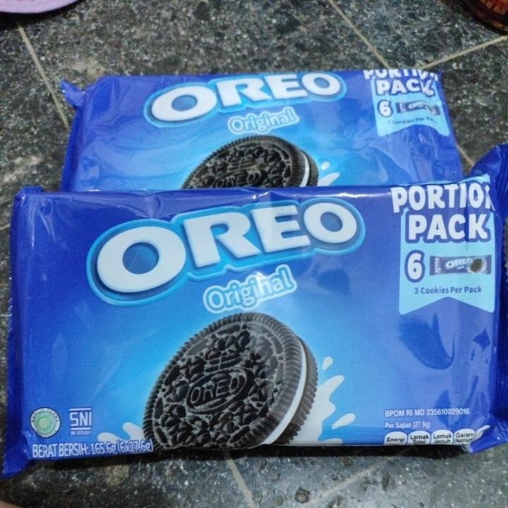 Oreo Biskuit Vanilla 165.6g [Multipack Isi 6]