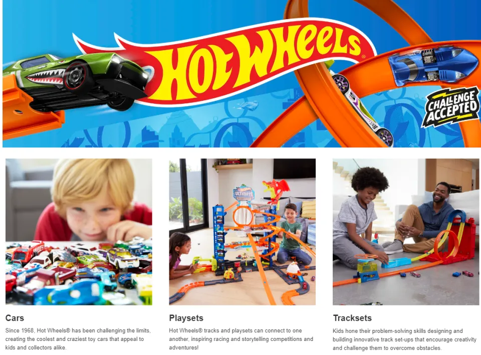 Hot Wheels NEON SPEEDERS Laser Stunt Slamway Track Set Lazada