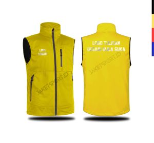 Rompi hunter pria logo KEMENDES / vest petugas desa kecamatan / rompi custom parasut / sablon dtf