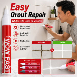 Tile Grout Pen Waterproof Durable Marker Pen Eco Friendly Easy Use For Bathroom Kitchen Floor Wall Tile 瓷砖美缝笔