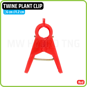 5 Pcs - Twine Clip for Vertical Vine & Plant Stem Support 1.2 cm | Klip Tali Penyangga Tanaman Vertikal