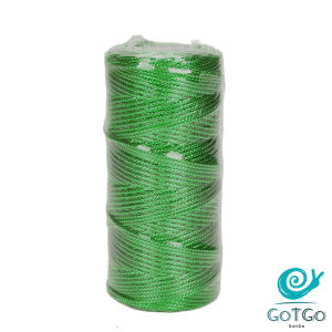 GotGo ดิ้นสี เชือกห้อยป้ายแท็ก 1.5มิล DIY สร้อยข้อมือ ตกแต่งงาน ห่อขวงหวัญ ประกับต้นคริสต์มาส packing rope