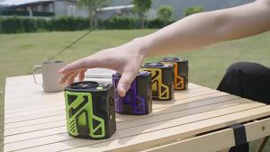 Popular 100-Speed Outdoor Mech Wrist Hanging Fan Construction Site Portable Small Air Conditioning Super Strong Wind USB Charging