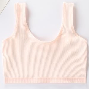 Áo Ngực Cotton Vải Mềm Thoáng Mát Cho Bé Gái 8-12 Tuổi 1111