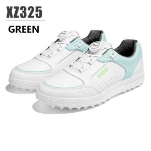 PGM Women Waterproof Golf Sneakers Ladies Knob Buckle Skidproof Shoes Female Breathable Small White Golf Shoes Casual Footwear