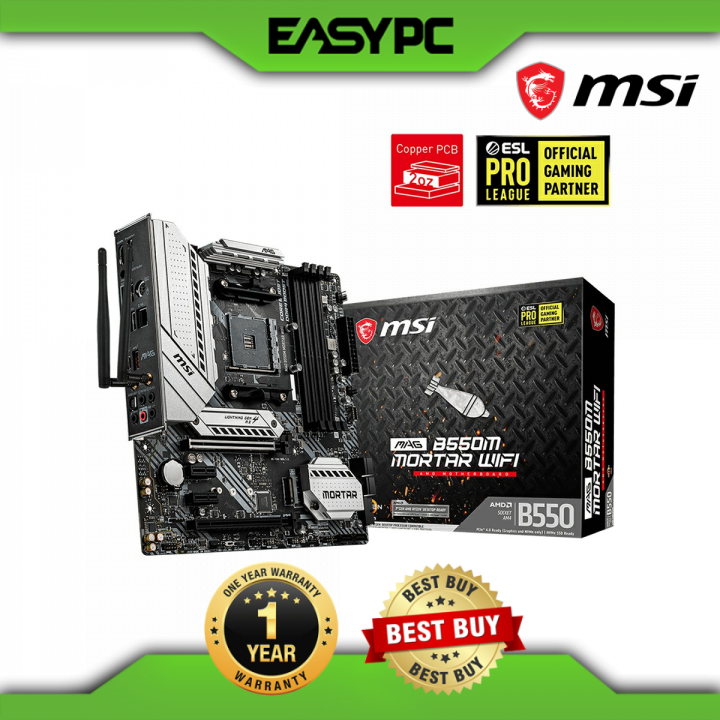 Msi B550m Mortar Max Wifi EasyPC MSI MAG B550M Mortar Wifi