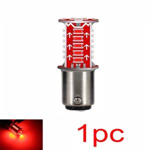 2Pcs 1157 Motorcycle Brake Light Car LED Flashing Bulb Turn Indicator Universal Red White Blue Tail Lamp Super Bright Headlight