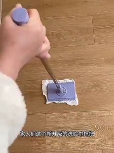 Household lazy automatic cloth clip small mop 家用懒人自动夹布小拖把