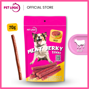Pet Logic Meat Jerky Sticks Dental Chews DOYPACK 70g Dog Treats  Pet Grooming  Oral Care