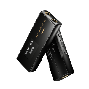 Cayin RU7 Full Balanced Resistor Networks Discrete 1-Bit DAC Dongle Amplifier with Customized Leather Case