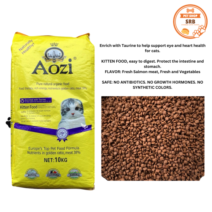 AOZI CAT KITTEN DRY CAT FOOD 1KG REPACKED ( SALMON ) | Lazada PH