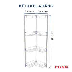 Kệ chữ L 2/3/4 TẦNG Cao Cấp