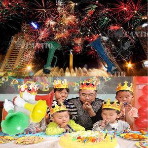 QCF Terompet Tahun Baru TEROMPET MURAH Terompet Ulang Tahun Terompet Tiup Trompet Mini Pesta Terompet SUARA KENCANG / Terompet Anak Mini Plastik / Terompet Pesta Trumpet New Year Mainan Anak Terompet Mainan - Warna Random