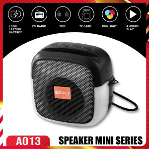ERRLY Speaker Bluetooth A013 Wireless Portable Lampu Led RGB MegaBass With Stand HP Support TWS 2in1