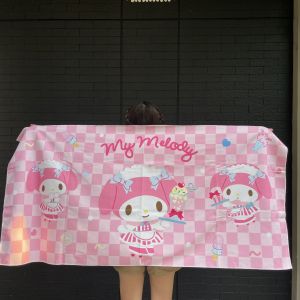 🧽ผ้าขนหนู ผ้าเช็ดตัว ลายการ์ตูน วัสดุเป็นผ้าไมโครไฟเบอร์  ดูดซับน้ำได้ดี น้ำหนักเบา แห้งเร็ว ใช้พกพาสะดวก ทำความสะอาดคราบออกง่าย ขนาด 160*70 cm. (ไซส์ฝรั่ง)