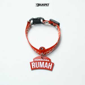 Kalung Kucing Bahan Nylon Lucu Murah - Bukipet Kalung Penguasa Rumah Series