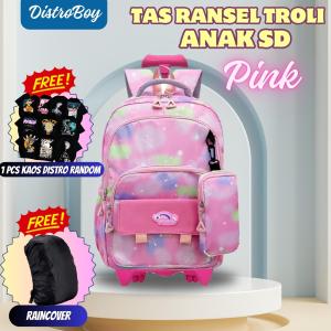 DB - Tas Ransel / Tas Ransel Troli sekolah SD untuk anak Perempuan