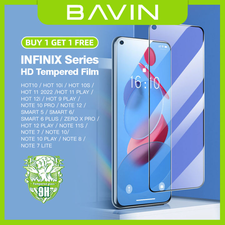 Buy and Get 1) BAVIN Q4 Series Full Screen Tempered Glass for