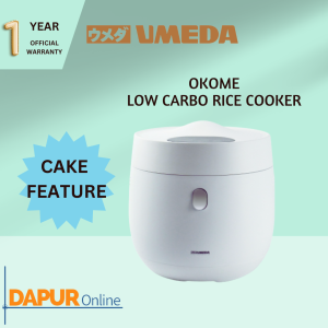 Umeda OKOME Low Sugar Smart Rice Cooker Low Carbo Low Watt Digital LED Magic com Penanak Pemasak Nasi Rezkuker Mezikom Mejikom Magicom Megicom Majicom Race Cooker