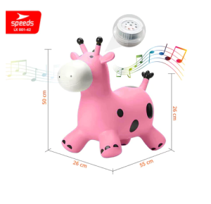 SPEEDS Jumping Animal Kuda Kudaan Karet Tebal Mainan Anak Anak Jungkat Jungkit 001-40