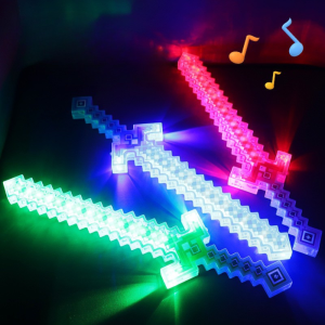 Minecraft Toy LED Sword Toys For Kids With Multicolor Flashing Lights