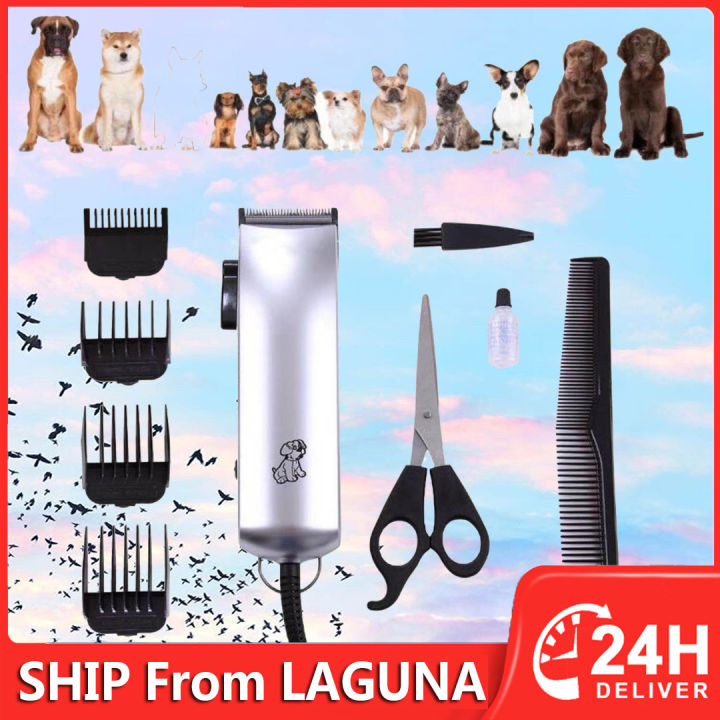 COD 】Dog Razor Grooming Kit Heavy Duty Dog Hair Trimmer Pet Hair
