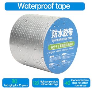 Aluminum Foil Tape Super Fix Repair Wall Crack Thicken Butyl Waterproof Tape High Temperature Resistant And Not Easy To Corrode