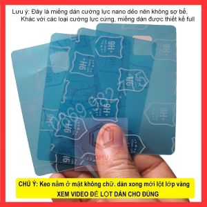 Tấm dán Căn cước công dâncccd và bằng lái xe chống trầy xướcmiếng dán cường lực nano dẻo 9h+