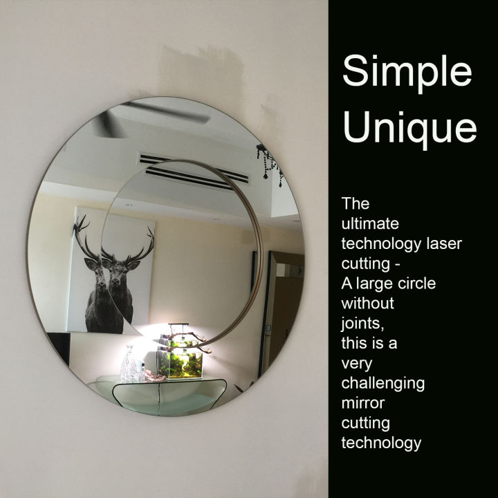 100cm Round Wall Decor Mirror (Iconic Mirror) M735 100x100cm Modern ...